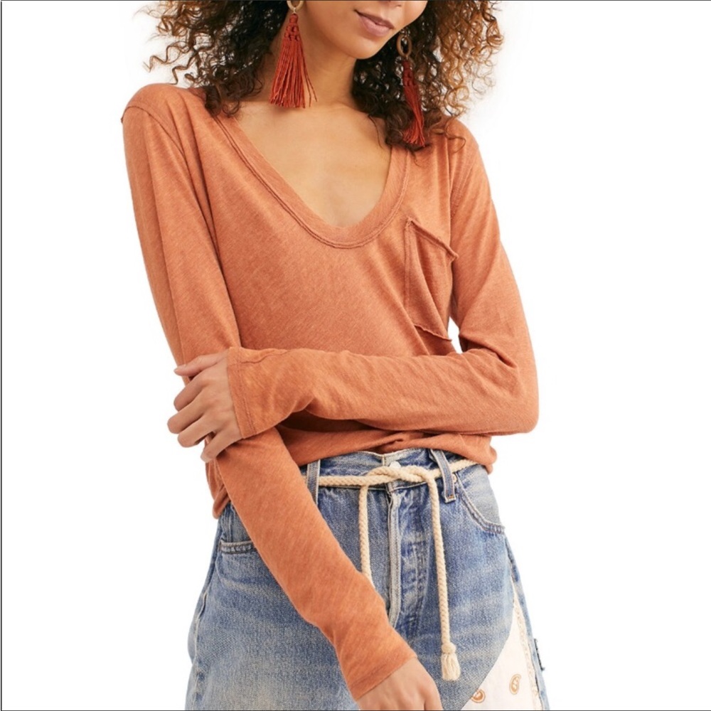 Free People Betty Long Sleeve T-Shirt